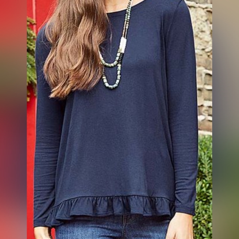 Matilda Jane Ruffle Trim Top